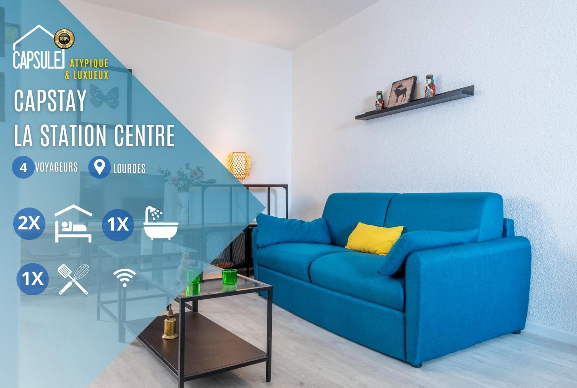Capstay La Station - Lourdes - Centre - Residence Serenity Bagian luar foto